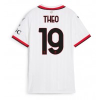 Maglia Calcio AC Milan Theo Hernandez #19 Seconda Divisa Donna 2024-25 Manica Corta